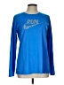 Nike 100% Polyester Blue Long Sleeve T-Shirt Size L - photo 1