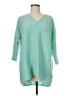 Pure Amici 100% Cashmere Teal Cashmere Pullover Sweater One size - photo 1