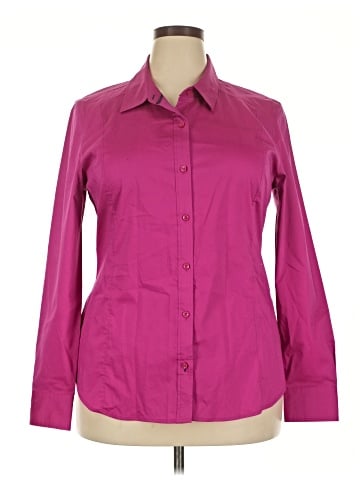 Attention Long Sleeve Button-Down Shirt (view 1)