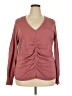 Lane Bryant 100% Acrylic Burgundy Pullover Sweater Size 18 - 20 Plus - photo 1