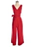 J.Crew 100% Polyester Solid Red Jumpsuit Size 00 - photo 1