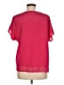 DKNY 100% Polyester Pink Short Sleeve Blouse Size M - photo 2