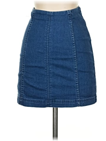 Free People Denim Skirt (view 1)