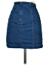 Free People Solid Blue Denim Skirt Size 0 - photo 2
