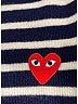 Play Comme Des Garçons Stripes White Turtleneck Sweater Size XS - photo 3
