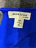 Monteau Blue Sleeveless Blouse Size M - photo 7