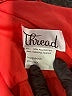 Thread 100% Polyester Red Cocktail Dress Size M (estimated) - photo 7