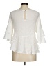 Eri + Ali Ivory 3/4 Sleeve Blouse Size M - photo 2