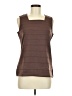 Draper's & Damon's Brown Sleeveless Top Size M - photo 1