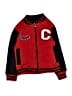 Quad Seven 100% Polyester Red Track Jacket Size 4 - photo 1