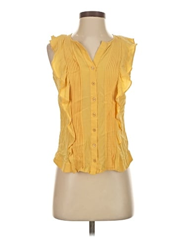 Etcetera Sleeveless Silk Top (view 1)