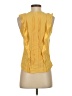 Etcetera 100% Silk Yellow Sleeveless Silk Top Size 2 - photo 2