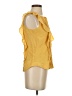 Etcetera 100% Silk Yellow Sleeveless Silk Top Size 2 - photo 4