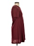 BCBGeneration Solid Burgundy Casual Dress Size XS - photo 4