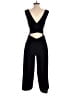 Club Monaco Solid Black Jumpsuit Size 4 - photo 2