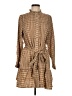 Hem & Thread Plaid Brown Casual Dress Size M - photo 1