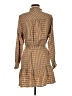Hem & Thread Plaid Brown Casual Dress Size M - photo 2