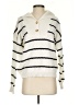 Blu Pepper Stripes Ivory Pullover Sweater Size S - photo 1
