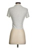 Unbranded Silver Short Sleeve Turtleneck Size S - photo 2