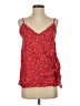 Gibson 100% Polyester Red Sleeveless Blouse Size XS - photo 1