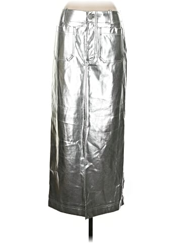 Anthropologie Faux Leather Skirt (view 1)