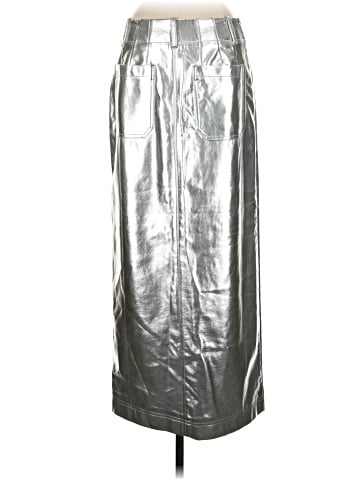 Anthropologie Faux Leather Skirt (view 2)