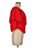 Holding Horses 100% Rayon Red Short Sleeve Blouse Size M - photo 4