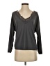 Daytrip Gray Long Sleeve Top Size XS - photo 1