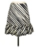 Ann Taylor 100% Polyester Stripes Ivory Casual Skirt Size 00 - photo 1