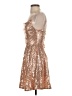 Unbranded Metallic Gold Cocktail Dress Size XS - photo 5
