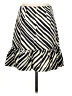 Ann Taylor 100% Polyester Stripes Ivory Casual Skirt Size 00 - photo 2