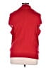 Lanvin 100% Cotton Red Sleeveless Blouse Size L - photo 2