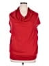 Lanvin 100% Cotton Red Sleeveless Blouse Size L - photo 1