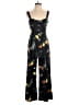 Capulet 100% Polyester Tropical Black Jumpsuit Size XS - photo 1