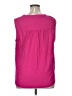 Torrid Pink Sleeveless Button-Down Shirt Size 1X Plus (1) - photo 2