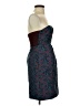 Leifnotes Paisley Blue Cocktail Dress Size 0 - photo 4