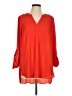 Zac & Rachel 100% Polyester Red 3/4 Sleeve Blouse Size L - photo 1
