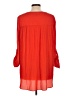 Zac & Rachel 100% Polyester Red 3/4 Sleeve Blouse Size L - photo 2