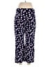 J.Crew Polka Dots Blue Casual Pants Size 8 - photo 2