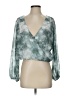 ASTR The Label 100% Polyester Teal 3/4 Sleeve Blouse Size S - photo 1