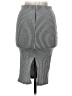 Lily White Gray Casual Skirt Size M - photo 2