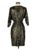 Pearl Metallic Gold Cocktail Dress Size XS - photo 2
