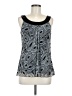 AB Studio 100% Polyester Black Sleeveless Blouse Size M - photo 1