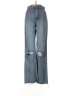 Unbranded Hearts Blue Jeans Size EU 38 / US 8 - photo 1