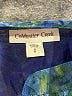 Coldwater Creek 100% Polyester Paisley Blue Long Sleeve Blouse Size S - photo 7