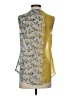 CAbi 100% Polyester Yellow Sleeveless Blouse Size S - photo 2