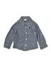 Carter's Chevron-herringbone Blue Long Sleeve Button-Down Shirt 18-24 MO / 24 MO - photo 1