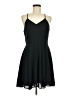 Express 100% Polyester Solid Black Cocktail Dress Size 6 - photo 1