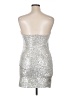 ABound Metallic Silver Cocktail Dress Size XL - photo 2