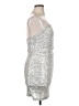 ABound Metallic Silver Cocktail Dress Size XL - photo 4